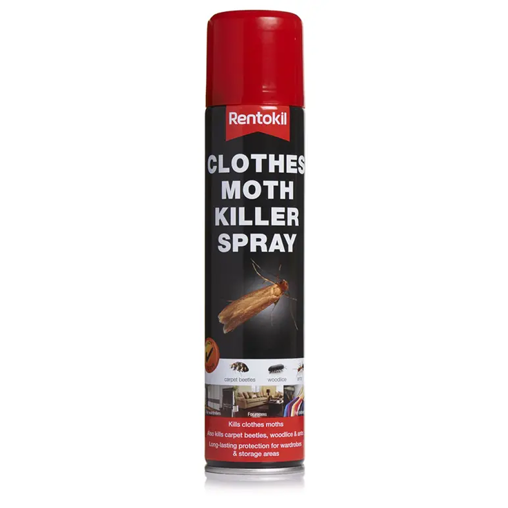 Rentokil Home and Wardrobe Pest Kit - Fly Papers, Moth Balls and Clothes Spray