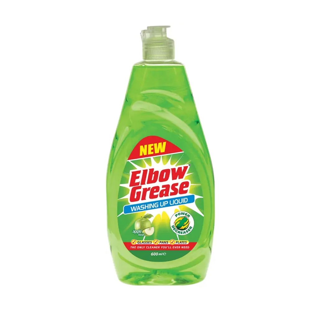 Elbow Grease Washing Up Liquid Apple Fresh 600ml
