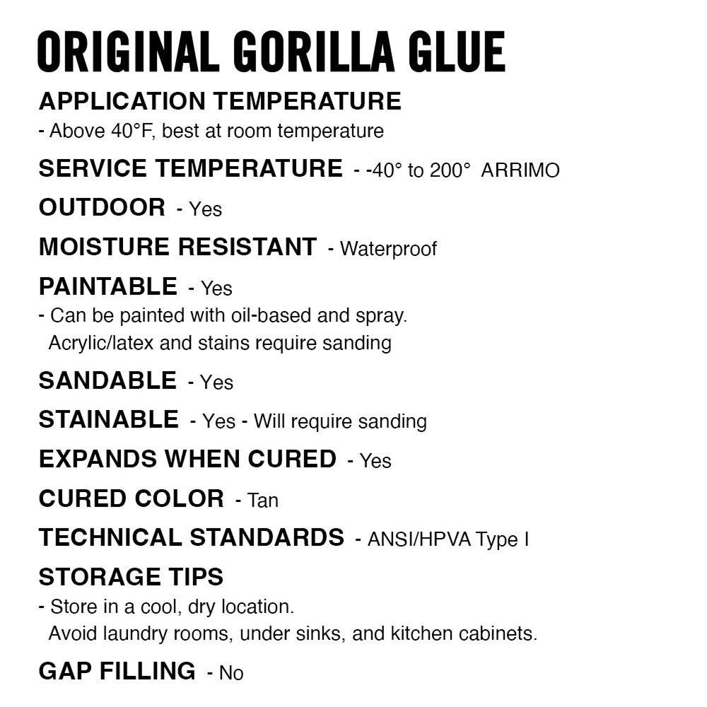 Gorilla General Purpose Waterproof Glue 60ml