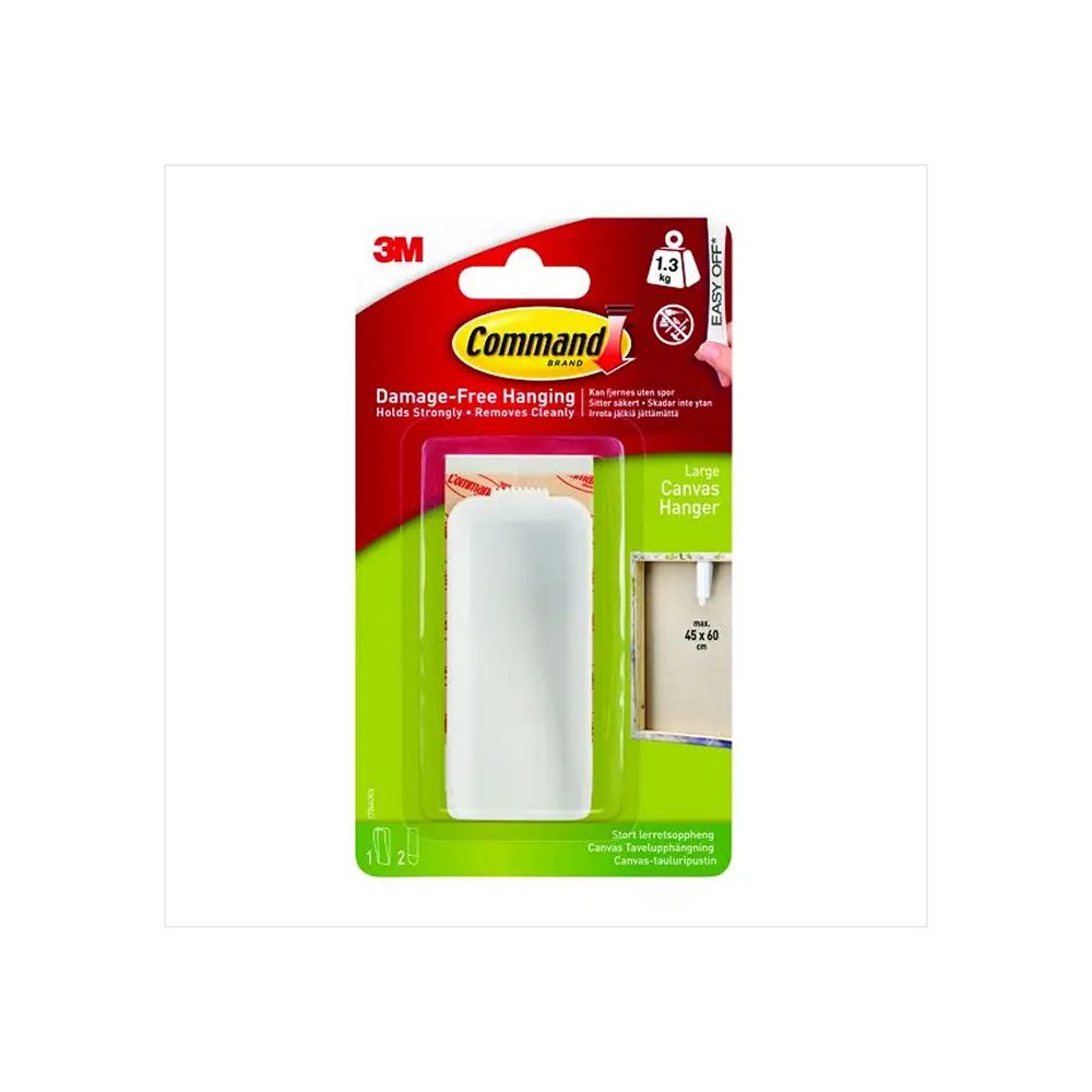 3M Command Large Canvas Hanger white