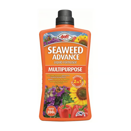 Doff Seaweed Advance Liquid Fertiliser Multi-Purpose 1.2L – 20% Extra Free