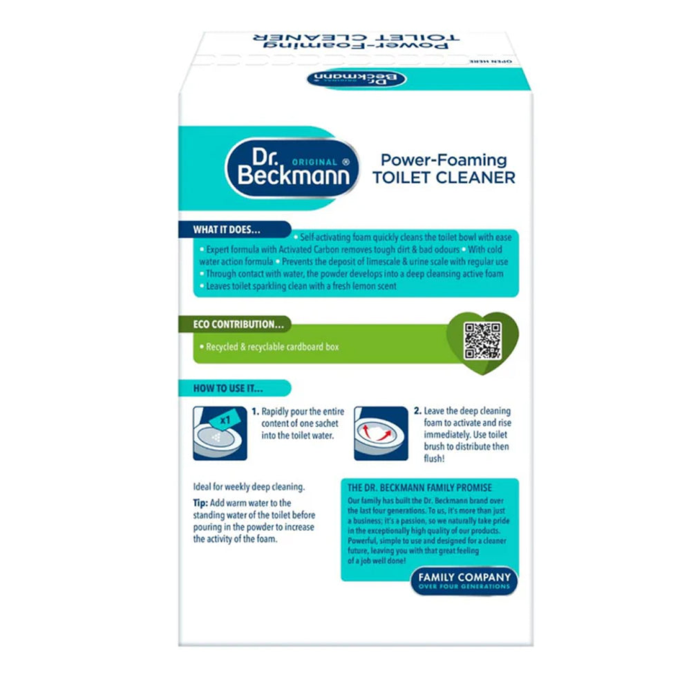 Dr. Beckmann | Power-Foaming Toilet Cleaner – Lemon 3 x 100g