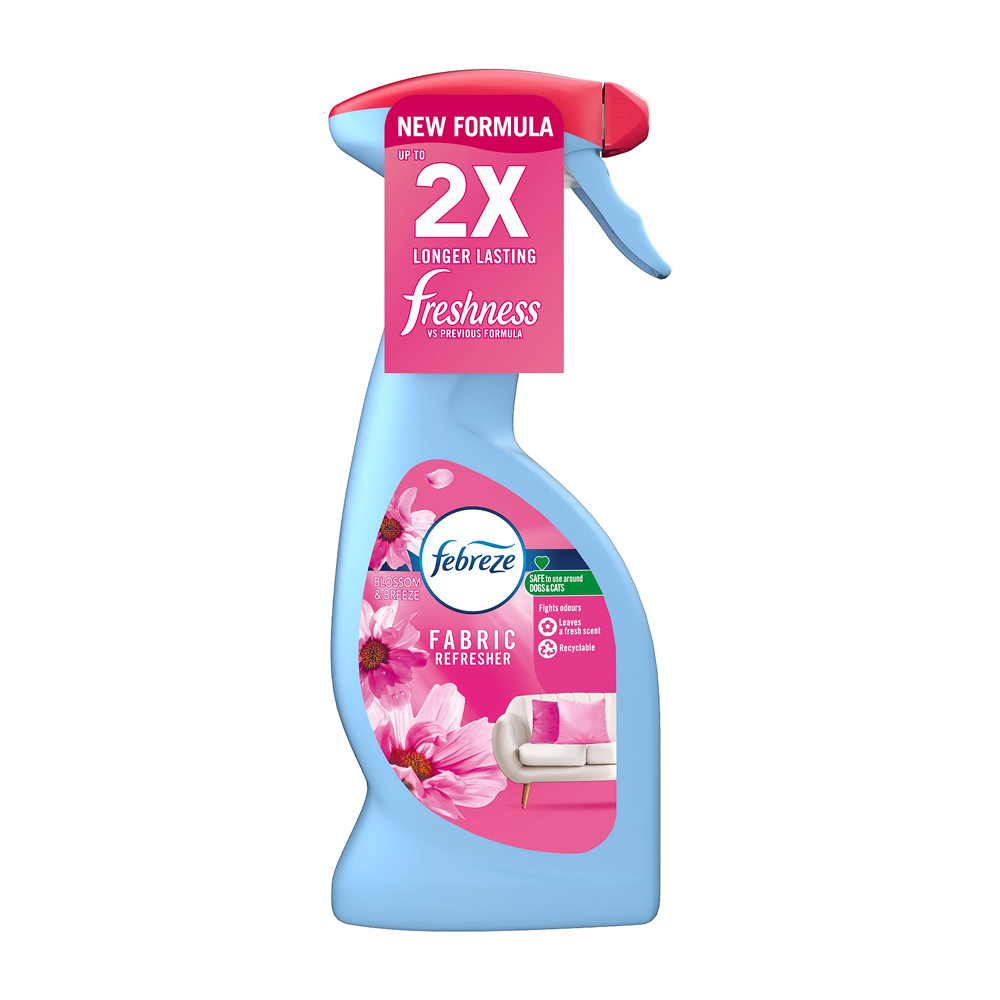 Febreze Fabric Refresher Blossom and Breeze 375ml spray bottle