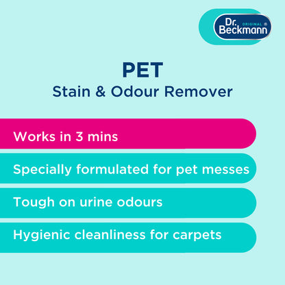 Dr. Beckmann Pet Stain and Odour Remover 650ml