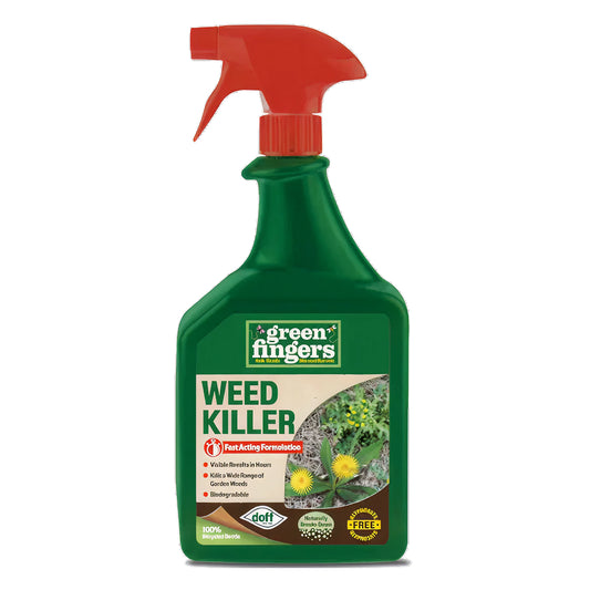 Doff Green Fingers Weed Killer Ready to Use 1L Spray Bottle