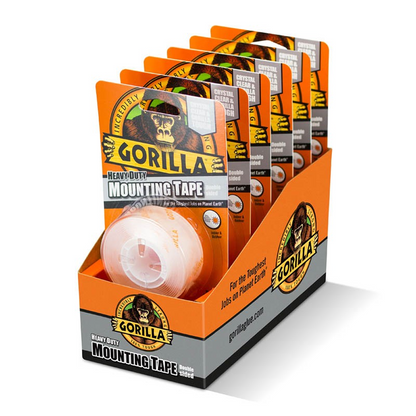 Gorilla Heavy Duty Mounting Tape – Clear (1.5m)