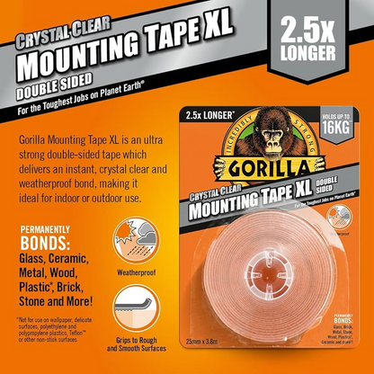 Gorilla Heavy Duty Mounting Tape XL (3.8m)