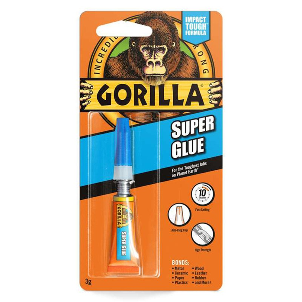 Gorilla Super Glue 3g (Single Tube)