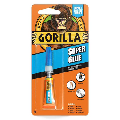 Gorilla Super Glue 3g (Single Tube)