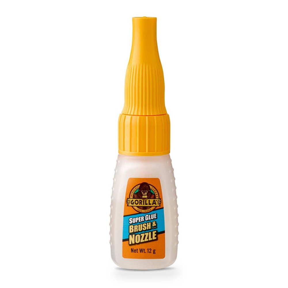 Gorilla Super Glue Brush & Nozzle 12g