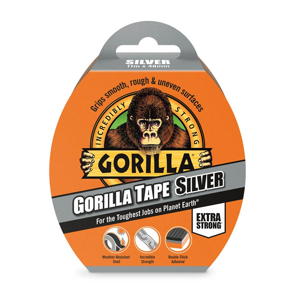 Gorilla Tape Silver 11m