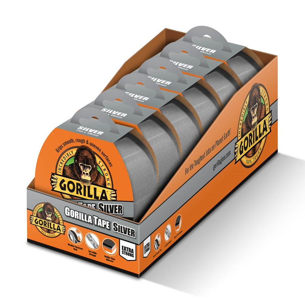Gorilla Tape Silver 11m