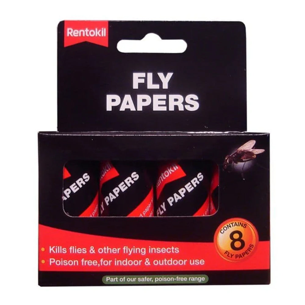 Rentokil Traditional Fly Papers 8 Pack