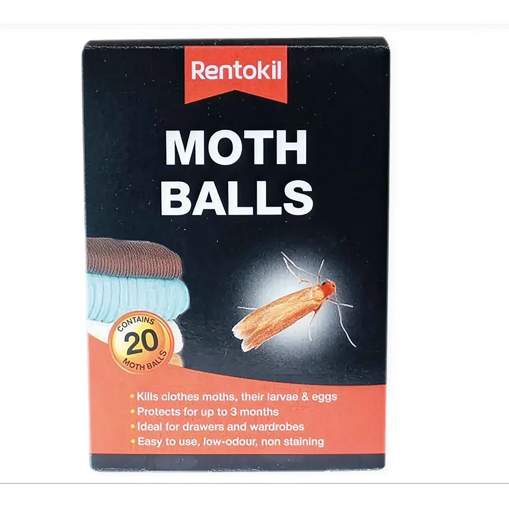 Rentokil Home and Wardrobe Pest Kit - Fly Papers, Moth Balls and Clothes Spray