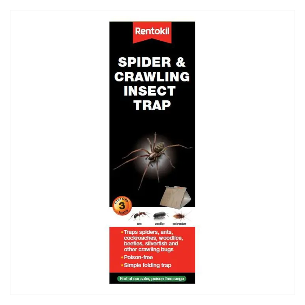 Rentokil Multi-Pest Control Kit - Fly Papers, Spider Trap and Rodent Bait
