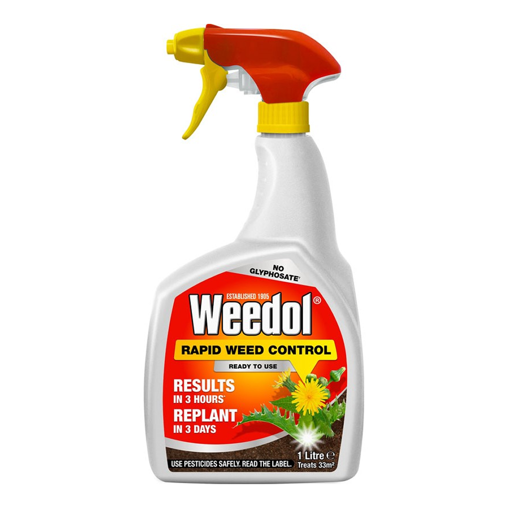Weedol Rapid Weed Control Ready To Use Weedkiller Spray 1L