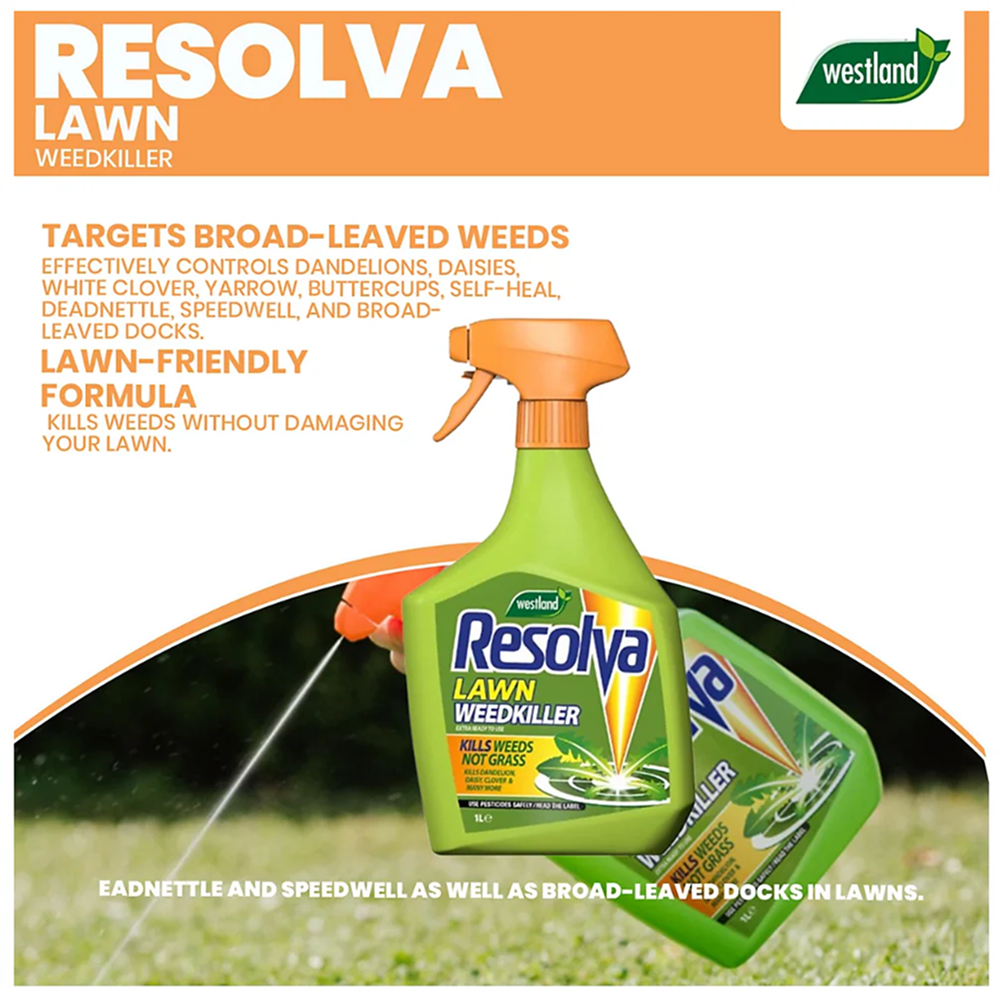 Resolva Lawn Weedkiller Extra Ready to Use 1L