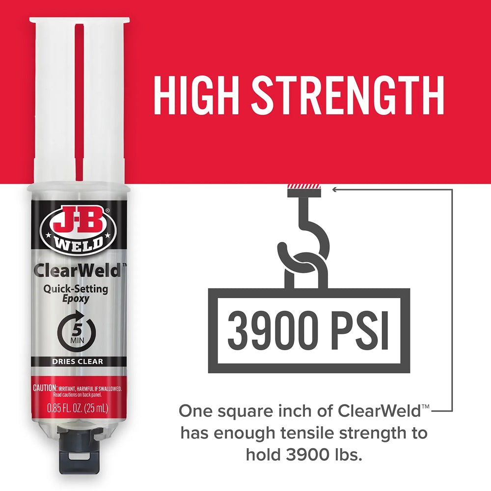 J-B Weld™ ClearWeld Syringe 25ml