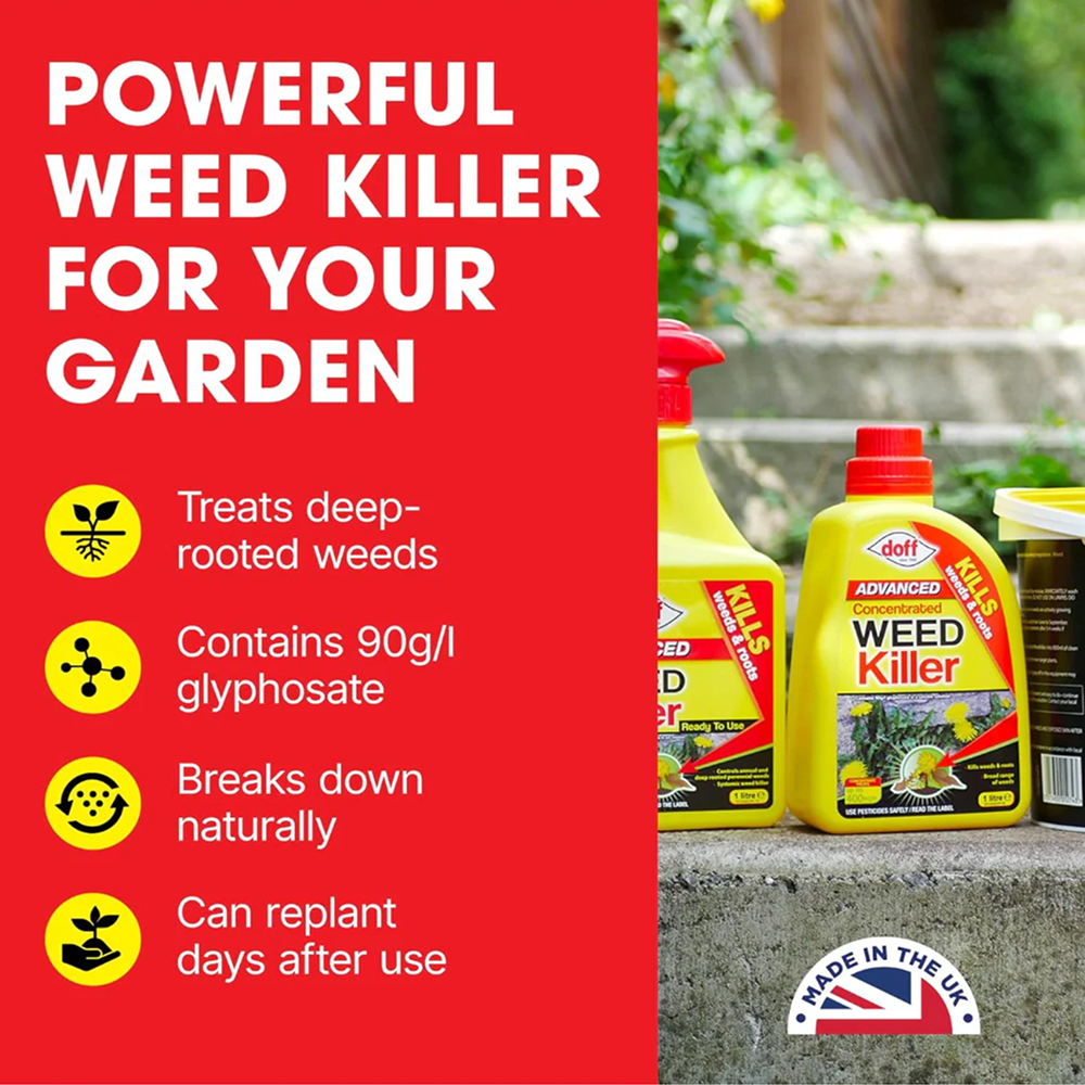 Doff - Glyphosate Weedkiller Concentrate - 1 Litre