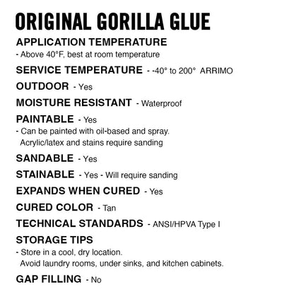 Gorilla General Purpose Waterproof Glue 60ml
