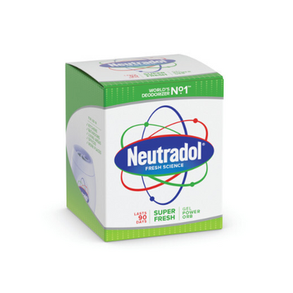 Neutradol Gel Power Orb Air Freshener Super Fresh