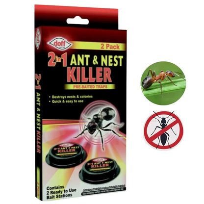 Doff Ant & Nest Bait Station 2 Pack