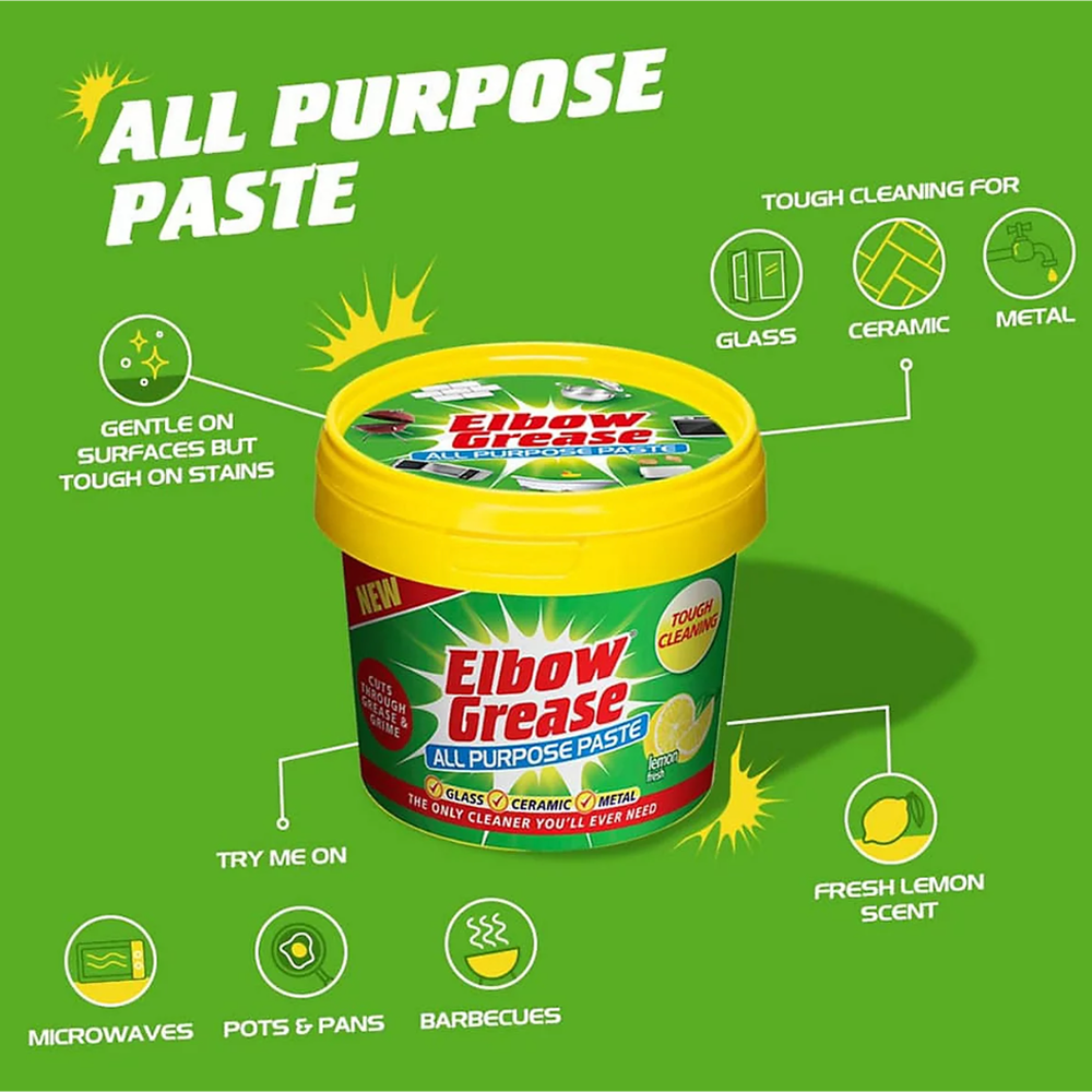 Elbow Grease Cleaning Paste Cleaner Lemon 350g