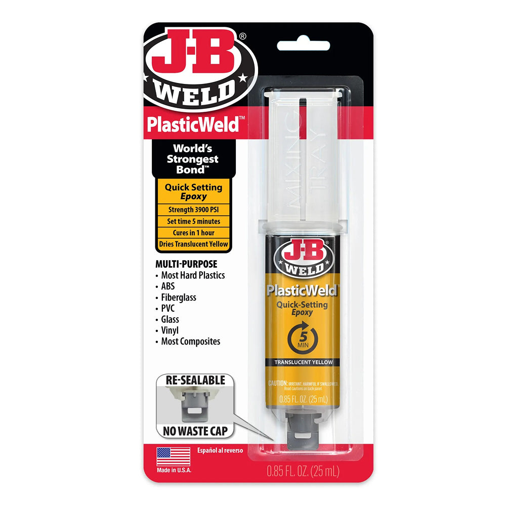 J-B Weld PlasticWeld™ Epoxy Syringe 25ml