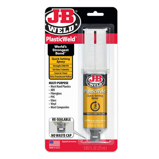 J-B Weld PlasticWeld™ Epoxy Syringe 25ml