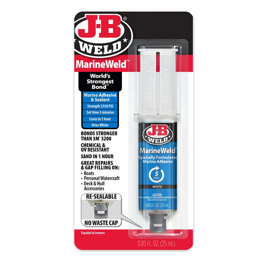 JB Weld Plastic Bonder Marine Clear Kwik Weld Glue Adhesive Epoxy Bond Syringe