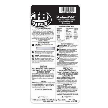 J-B Weld Plastic Bonder Marine Clear Kwik Weld Glue Adhesive Epoxy Bond Syringe