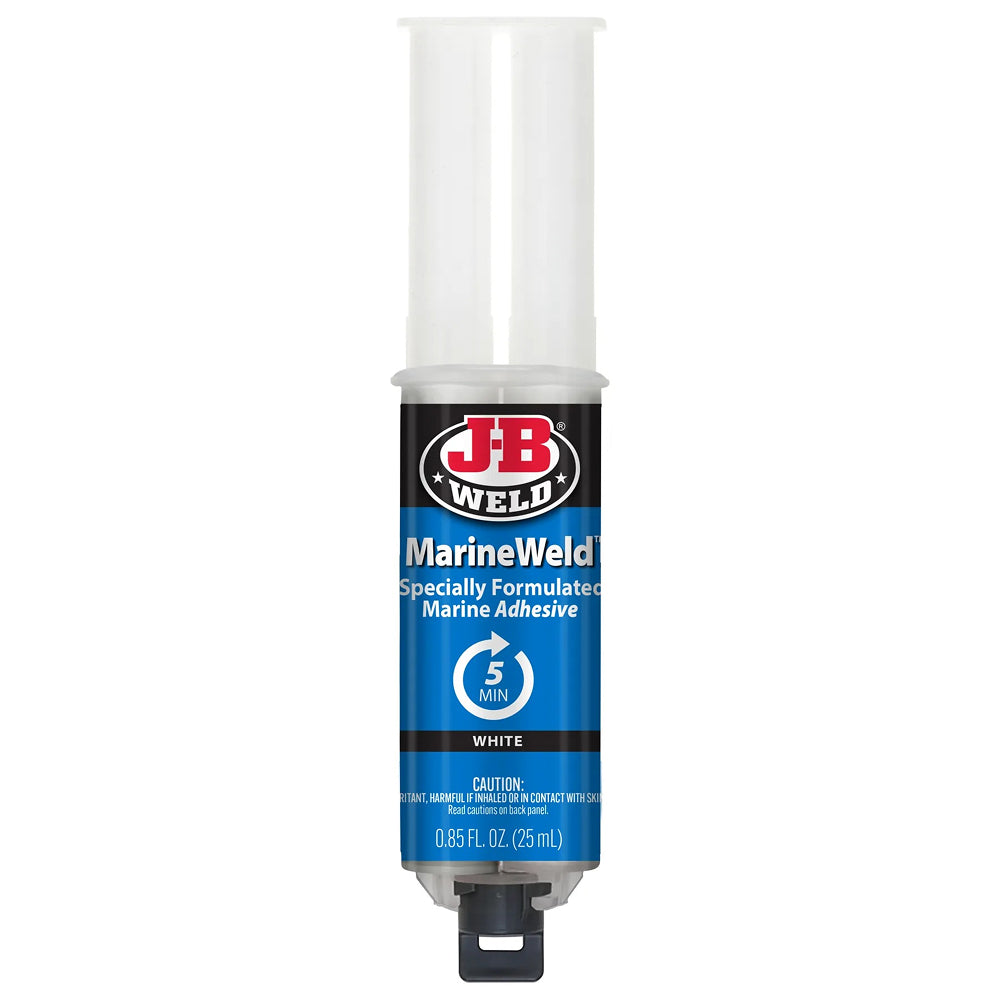 J-B Weld Plastic Bonder Marine Clear Kwik Weld Glue Adhesive Epoxy Bond Syringe