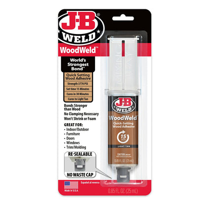 J-B Weld WoodWeld™ Syringe 25ml