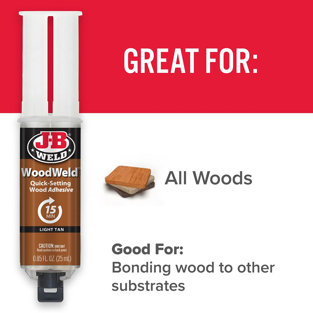 J-B Weld WoodWeld™ Syringe 25ml