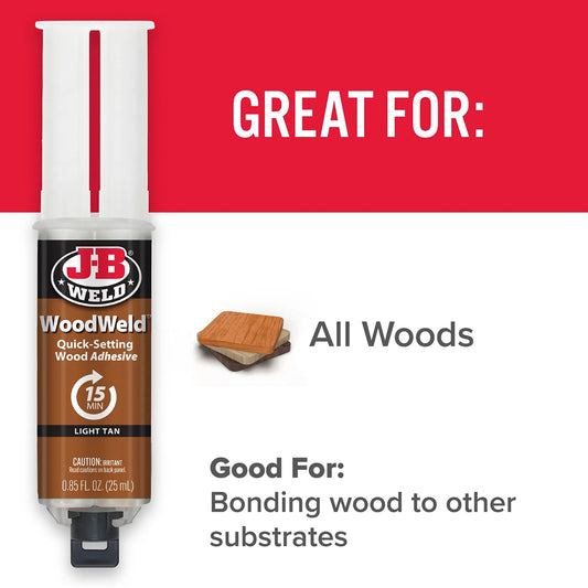J-B Weld WoodWeld™ Syringe - 25 ml