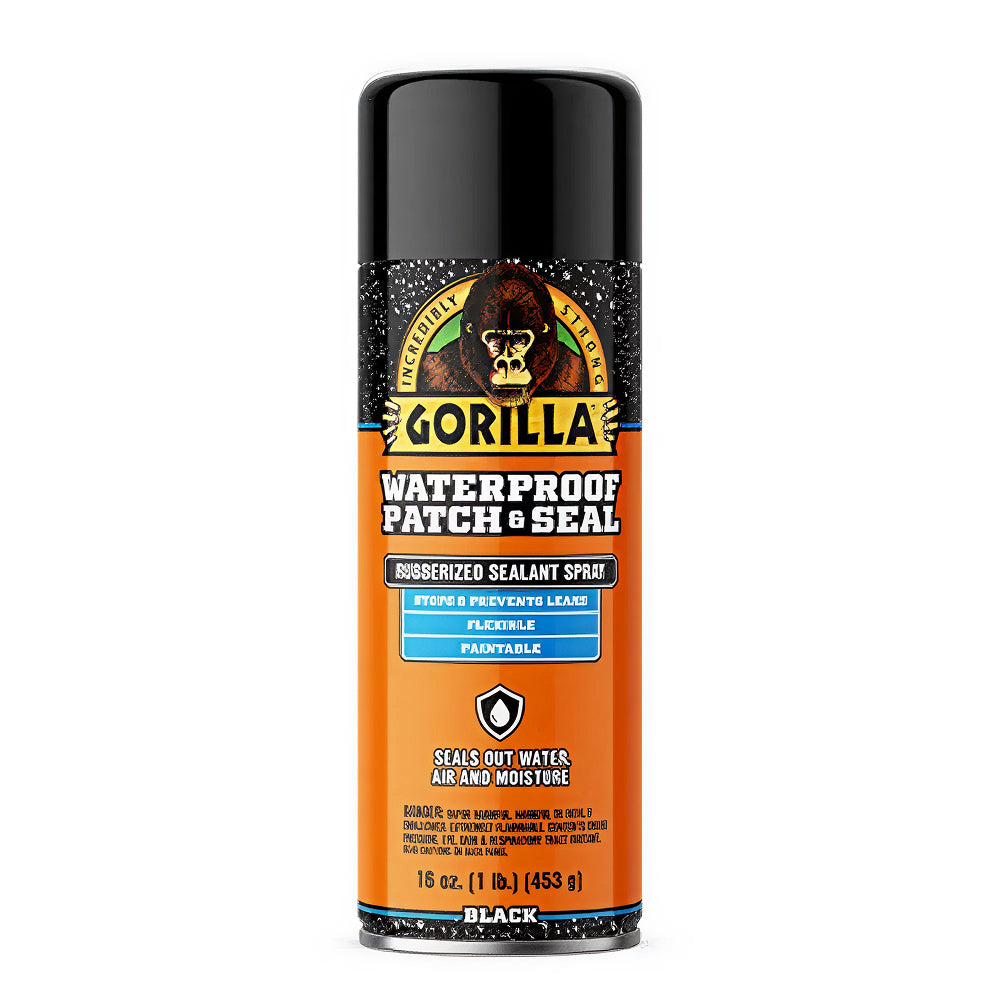 Gorilla Waterproof Patch and Seal Spray Black 16oz