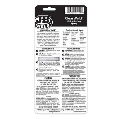 J-B Weld™ ClearWeld Syringe 14ml