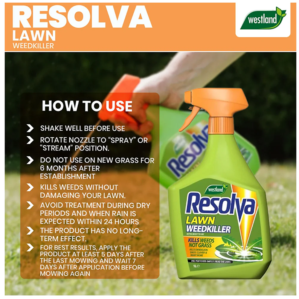 Resolva Lawn Weedkiller Extra Ready to Use 1L