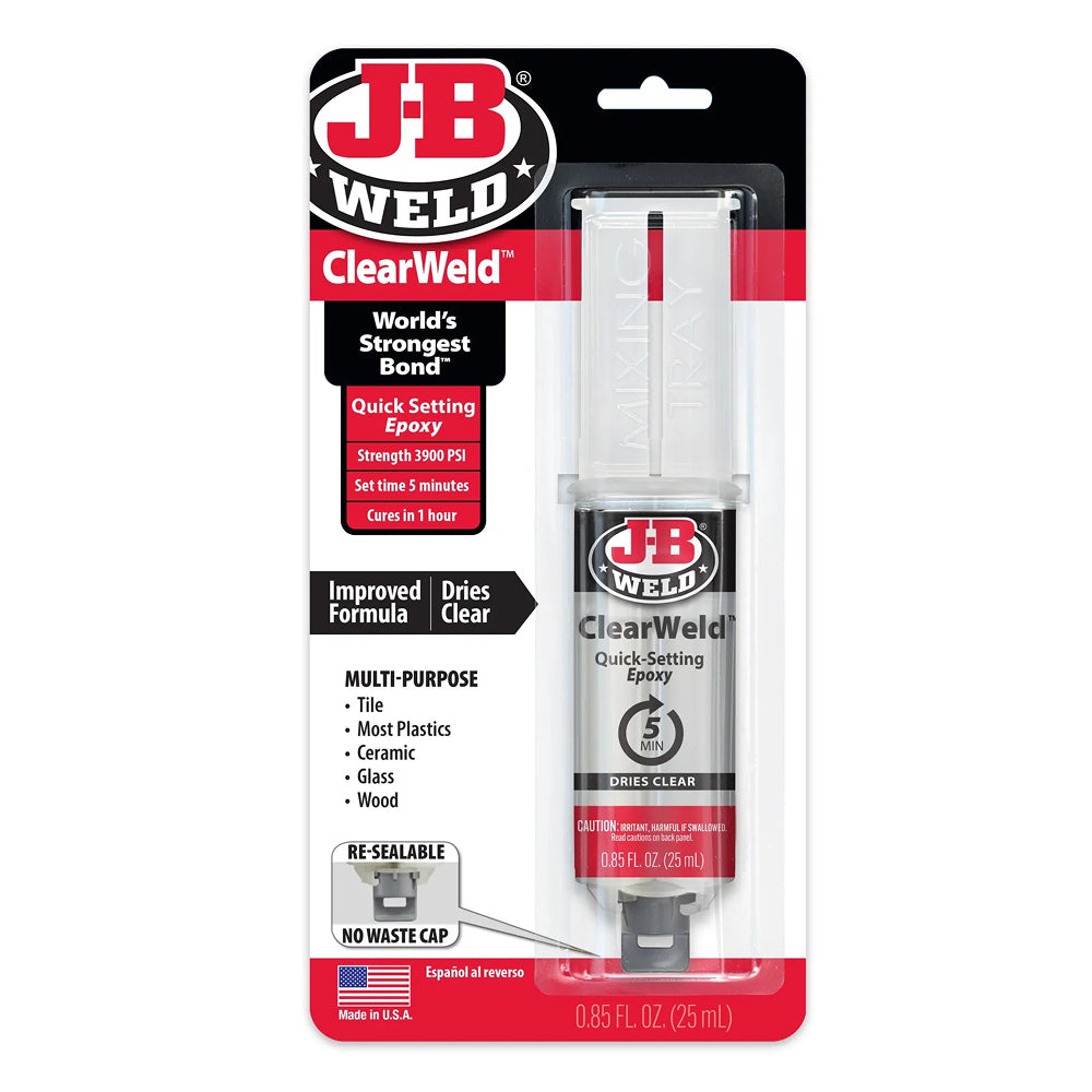 J-B Weld™ ClearWeld Syringe 25ml