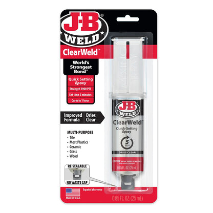 J-B Weld™ ClearWeld Syringe 25ml